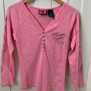 Harley Davidson Longsleeve with “Diamond” Buttons